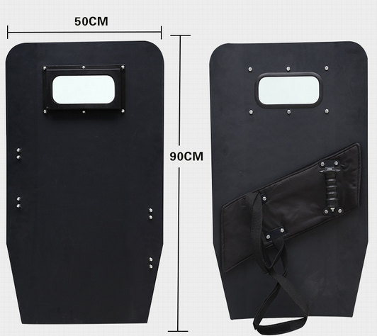 手持金属防弹盾牌 型号：FDP-S-LY