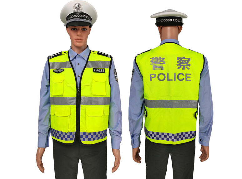 冬季警用反光马甲
